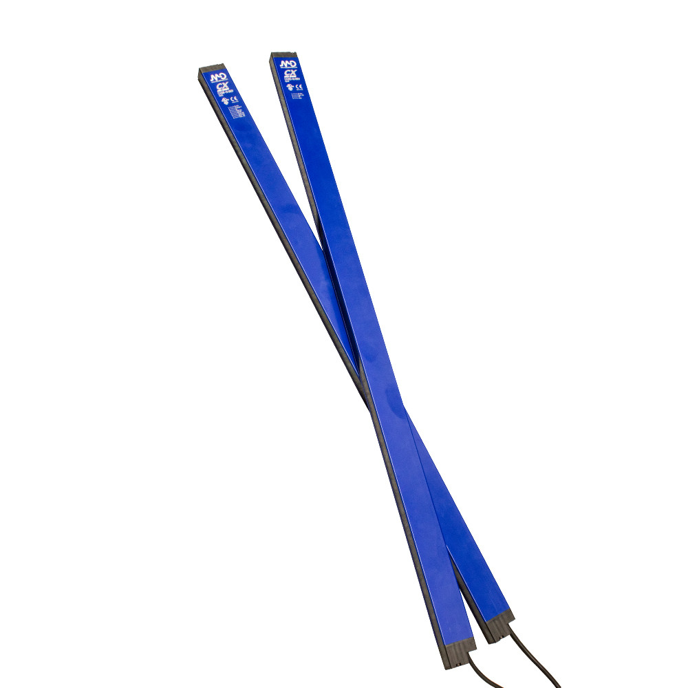 Datasensing CX2E0RA/05-016V nagy felbontású ipari területérzékelő (Area Sensor) kompakt alumínium házban, M12 csatlakozóval és 5 mm-es sugárosztással.