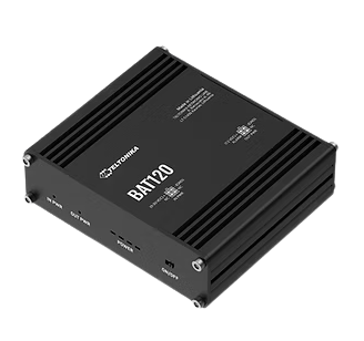 Teltonika BAT120 szünetmentes tápegység (DC UPS) Li-Po akkumulátorral és DIN sínre szerelhető kivitelben IoT eszközökhöz.