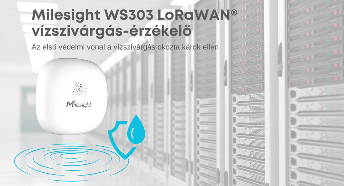 Milesight WS303 LoRaWAN® Mini vízszivárgás érzékelő