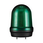MFL125 LED Multifunkciós fényjelző, állandó/villogó/stroboszkóp/forgó fény zöld DC12-24V, IP65