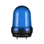 MFL80 LED Multifunkciós fényjelző és hangjelző, állandó/villogó/stroboszkóp/forgó fény kék DC12-24V, IP65