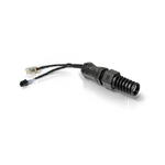 QuRJ45-P | RJ-45 csatlakozó adapter PoE leválasztóval | 160 mm | kültéri tokozatokhoz | IP68 
