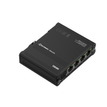 TSW304 Ipari Switch | 4 x Gigabit Ethernet port | Integrált DIN rögzítés