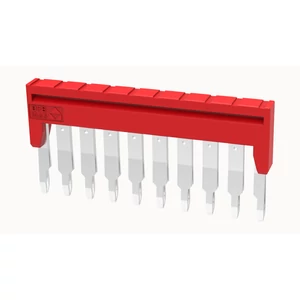 DFB10-3.5-16-00Z(H) Dugaszolható sorkapocs áthidaló Áthidaló távolság: 3.5 mm, piros, 10 pólus