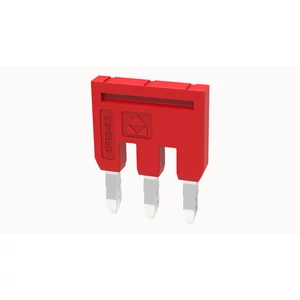 DFB3-6.2-16-00Z(H) Dugaszolható sorkapocs áthidaló Áthidaló távolság: 6.2 mm, piros, 3 pópus