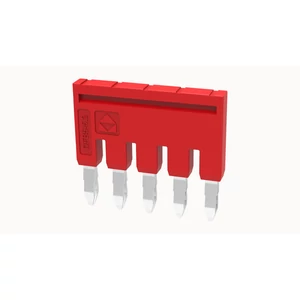 DFB5-5.2-16-00Z(H) Dugaszolható sorkapocs áthidaló Áthidaló távolság: 5.2 mm, piros, 5 pólus