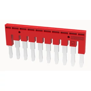 DFBS10-5.2-16-00Z(H) Dugaszolható sorkapocs áthidaló Áthidaló távolság: 5.2 mm, piros, 10 pólus