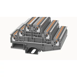 DS1.5-3L-01P-11-00Z(H) Átvezető Sorkapocs, Push-in, 0.14 mm² - 1.5 mm², 1p. szürke