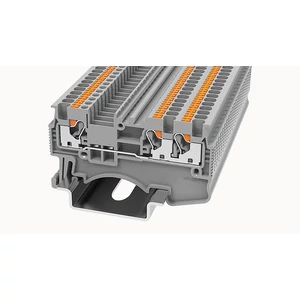 DS1.5-TW-01P-11-00Z(H) Átvezető Sorkapocs, Push-in, 0.14 mm² ...1.5 mm², 1p. szürke