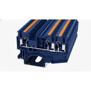 DS2.5-TW-01P-12-00Z(H) Átvezető Sorkapocs, Push-in, 0.2 mm² ...4 mm², 1p. kék