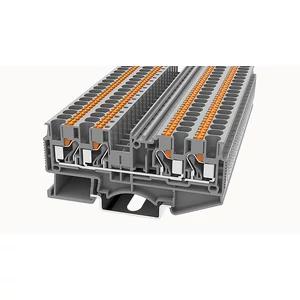 DS4-QU-01P-11-00Z(H) Átvezető Sorkapocs, Push-in, 0.2 mm² ...6 mm², 1p. szürke