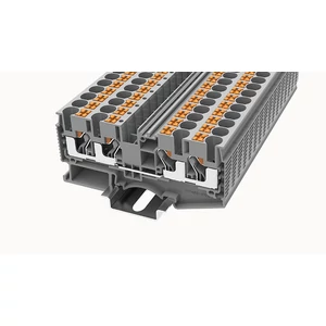 DS6-QU-01P-11-00Z(H) Átvezető Sorkapocs, Push-in, 0.5 mm² ...10 mm², 1p. szürke