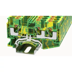 DS6-TW-PE-01P-1C-00Z(H) Védővezető Sorkapocs, Push-in, 0.5 mm² ...10 mm², 1p. zöld-sárga