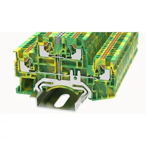 DSKK1.5-PE-01P-1C-00Z(H) Védővezető Sorkapocs, Push-in, 0.14 mm² - 1.5 mm², 1p. zöld-sárga