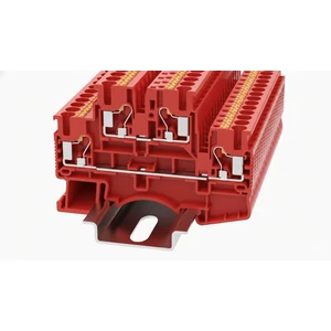 DSKK2.5-01P-16-00Z(H) Átvezető Sorkapocs, Push-in, 0.2 mm² ...4 mm², 1p. piros