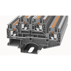 DSKK4-01P-11-00Z(H) Átvezető Sorkapocs, Push-in, 0.2 mm² ...6 mm², 1p. szürke