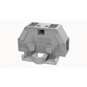 WS1.5T-DB-01P-11-00Z(H) átvezető sorkapocs, rugós  0.2...1.5mm2,  1p,  szürke