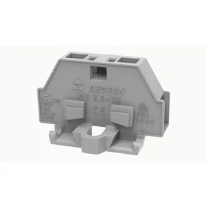 WS2.5-DB-01P-11-00Z(H) átvezető sorkapocs, rugós  0.2...2.5mm2,  1p,  szürke