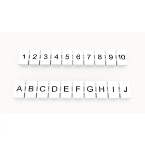 ZB6-10P-19-00Z(H) Sorkapocs jelölő csík, felirat nélkül, Kompatibilis kapocsszélesség: 6.25 mm