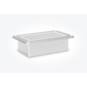 E70 Süllyesztett ipari géplámpa IP68 10W 140° sugárszög, hátoldali M8