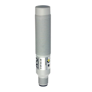 C18P/A0-2E Kapacitív érzékelő, nem árnyékolt, SCR NO 3...12 mm M18 műanyag, M12 csatlakozó
