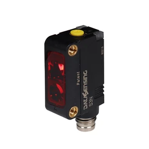 Datasensing S3N-PR-5-M01-P tárgyreflexiós optikai érzékelő háttérkitakarással, mechanikus beállítással LED, PNP - LIGHT/DARK , M8 csatlakozó, Sn:0...800 mm