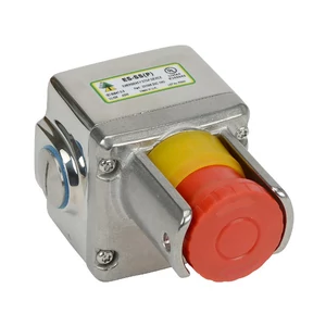 ES-SS(P) Vészleállító / Vészstop Kapcsoló 2NC + 1NO  Rozsdamentes Acél Lakatolható