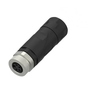 SAF422-5  | M8 Csatlakozó | 4 pólusú | anya axiális | csavaros sorkapocs