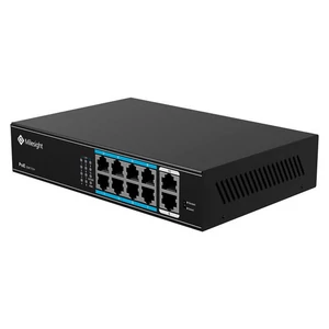 Milesight MS-S0208-GL switch, 8X10/100Mbps PoE + 2X100Mbps uplink