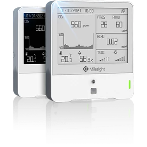 AM319 LoRaWAN beltéri univerzális 9in1 érzékelő 4.2" E-ink kijelzővel