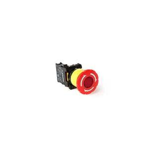 Plastim PB0-AS542 Vészleállító Nyomógomb Reteszelt - Piros 1 NC  22 mm