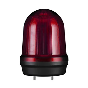 MFL125 LED Multifunkciós fényjelző, állandó/villogó/stroboszkóp/forgó fény piros DC12-24V, IP65