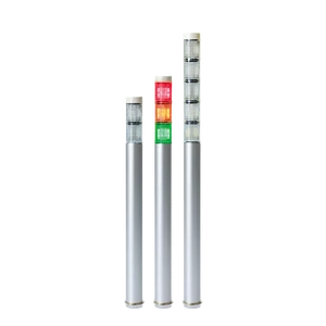 Qlight STA25SLM Ø25mm Slim LED Jelzőoszlop Piros, 12VDC
