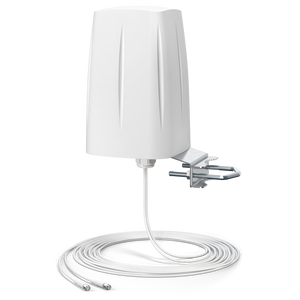 QuOmni AO5G2-G Omnidirectional ultraszéles sávú 5G/LTE MIMO 2x2 antenna 600-6000MHz, 5m kábellel