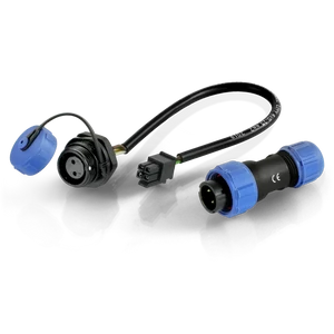 QuPS2 Kültéri konnektor és csatlakozó - 2 PIN készlet - Kültéri Router Tokozatokhoz