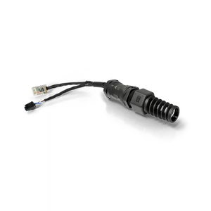QuRJ45-P | RJ-45 csatlakozó adapter PoE leválasztóval | 160 mm | kültéri tokozatokhoz | IP68 