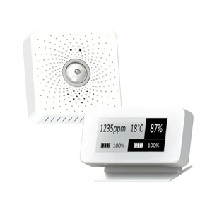 TEKTELIC BREEZE-V – LoRaWAN® Beltéri Hőmérséklet, Páratartalom, CO2, Fény és Mozgás érzékelő + E-ink kijelző