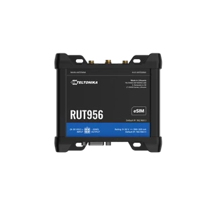 RUT956 Ipari Mobilnet Router eSIM 4G LTE GNSS WIFI 
