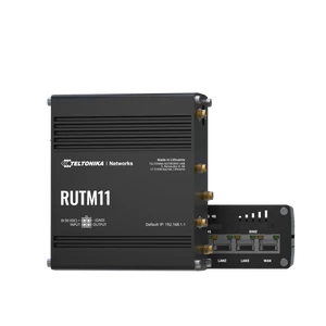Teltonika RUTM11 Ipari Mobilnet Router 4G LTE CAT6 GNSS &amp;amp; WIFI &amp;amp; 4xGigabit ETH