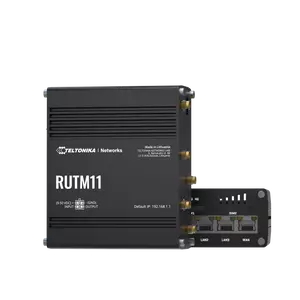 Teltonika RUTM11 Ipari Mobilnet Router 4G LTE CAT6 GNSS &amp; WIFI &amp; 4xGigabit ETH