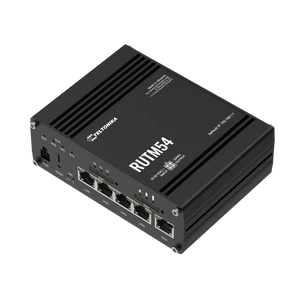RUTM54 5G Ipari Mobilnet Router SA &amp; NSA WIFI-5 &amp; 5 x Gigabit ETH eSIM GLOBAL