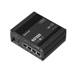 Teltonika RUTX09 Ipari Mobilnet Router 4G LTE CAT6  4xGigabit ETH eSIM