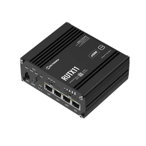 Teltonika RUTX11 Ipari Mobilnet Router 4G LTE CAT6 GNSS &amp;amp; WIFI &amp;amp; BT &amp;amp; 4xGigabit ETH