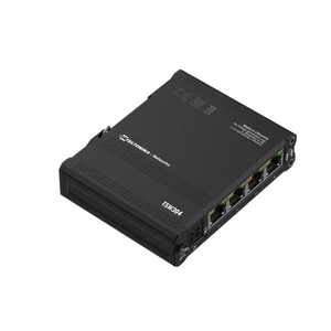 TSW304 Ipari Switch | 4 x Gigabit Ethernet port | Integrált DIN rögzítés