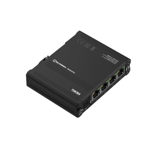 TSW304 Ipari Switch | 4 x Gigabit Ethernet port | Integrált DIN rögzítés