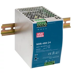 MEAN WELL NDR-480-48 kapcsolóüzemű tápegység 480W/48V/0-10A