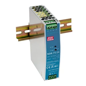 MEAN WELL NDR-75-24 kapcsolóüzemű tápegység 75W/24V/0-3,2A