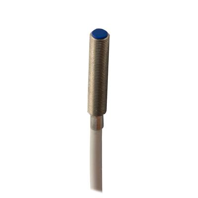 Miniatűr Induktív Érzékelő M5 AD6/CN-1A, árnyékolt,  Sn.: 0,8 mm, NPN NC,  2 m kábel