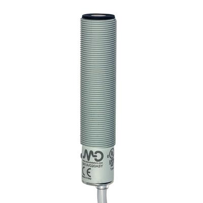 UK1D Ultrahangos érzékelő, 0-10 V + PNP NO/NC  150-1600 mm, 2 méter kábel, műanyag ház, cULus
