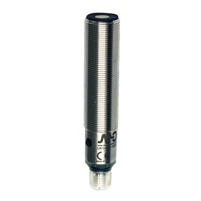 UK1C Ultrahangos érzékelő,  IO-LINK, 4-20 mA + PNP NO/NC,  100-900 mm M12 csatlakozó, AISI316L ház, cULus